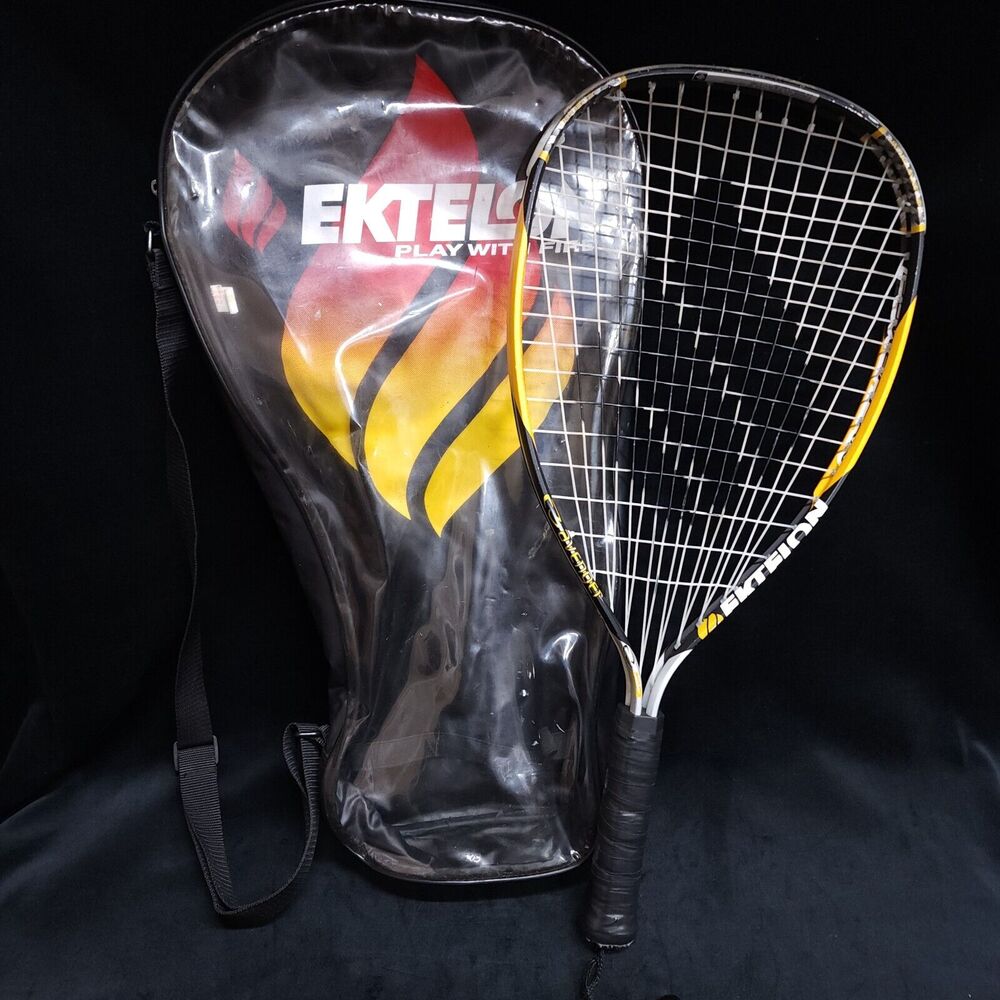 Ektelon Avenger Fusionlite Alloy Longbody Racquetball Racquet Ball w/ Case Bag